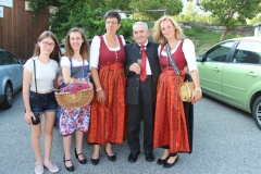 Marketenderinnen mit Josef Nagl