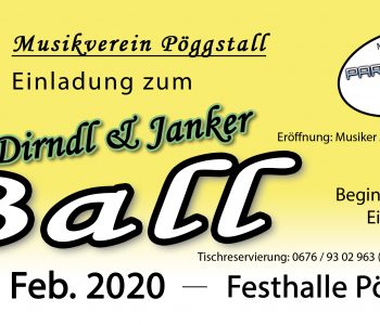 Flyer Dirndl & Janker Ball 2020